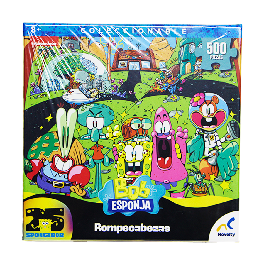 Rompecabezas Coleccionable Bob Esponja 500 pzs