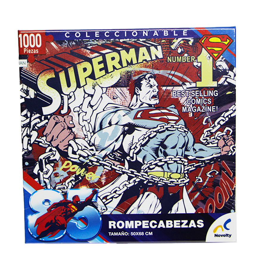 Rompecabezas Coleccionable Super Man 1000 pzs