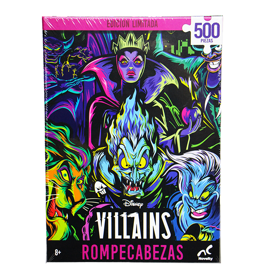 Rompecabezas Coleccionable Villanos 500 pzs