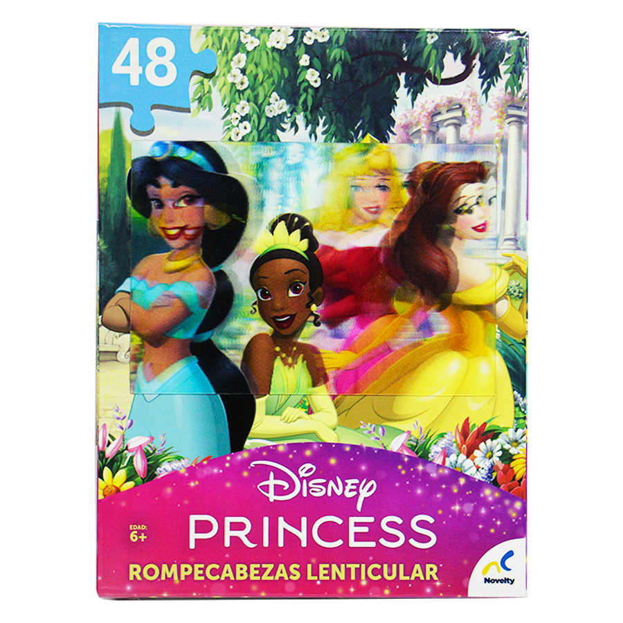 Rompecabezas Lenticular Princesas 48 Pzs