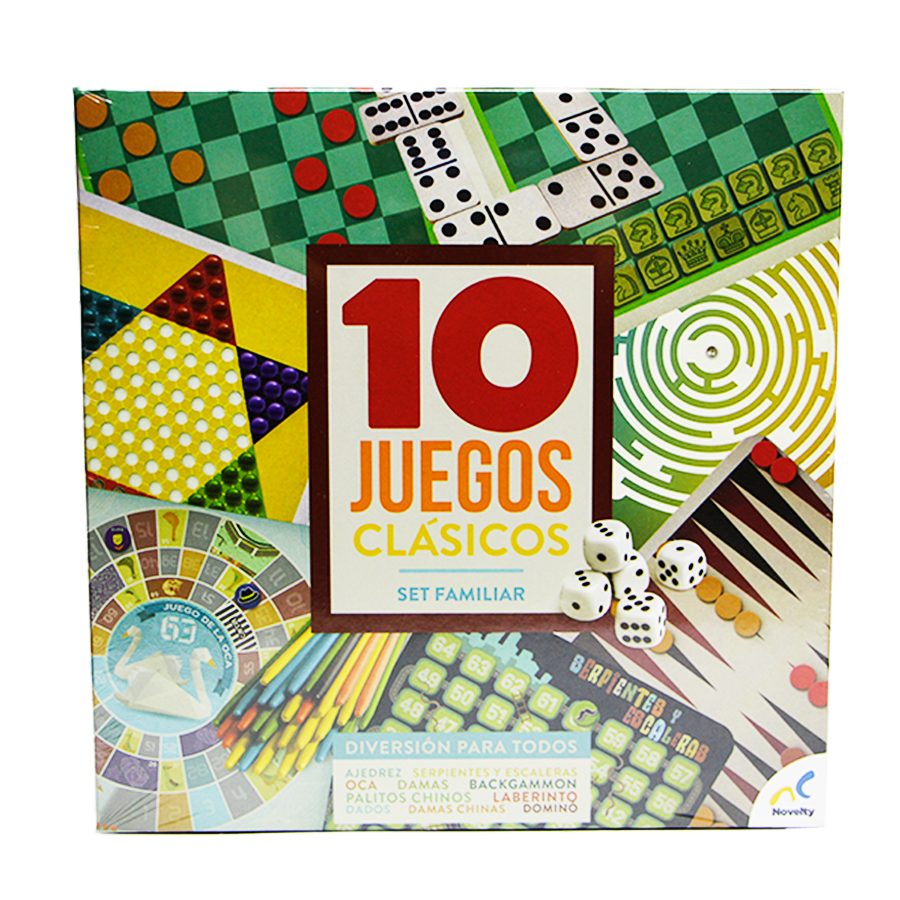 Set Multi Juegos Clasicos 10 en 1